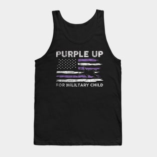 Purple Up For Military Kids Military Child Month Tank Top